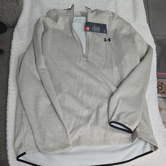 Under Armour Tan Half-Zip Pullover - Picture 1 of 6